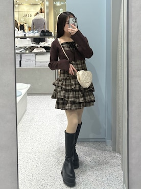 yu22oliveさん（レディース・150cm）の冬コーディネート