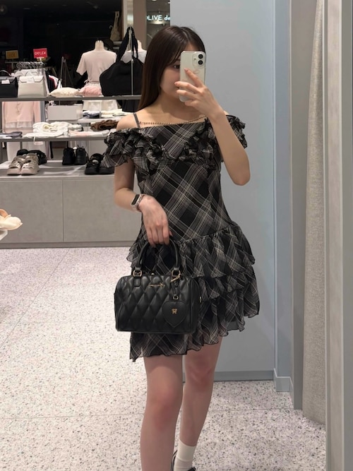 OLIVE des OLIVE ホイップフリルミニワンピ 大好評につき再販売】Shion