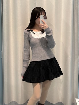 yu22oliveさん（骨格ナチュラル・レディース・150cm）の冬コーディネート