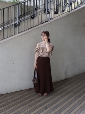 mokaさん（レディース・155cm）の夏コーディネート