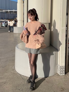 「ミュゲ」｜muguetさん（レディース・160cm）の冬コーディネート