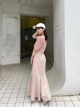 「アイテム（その他、ピンク系）」を使った、muguetさん（レディース・160cm）の春コーディネート