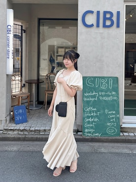 「アイテム（その他、ピンク系）」を使った、muguetさん（レディース・160cm）の夏コーディネート