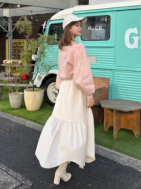 「ミュゲ」｜muguetさん（レディース・160cm）の冬コーディネート