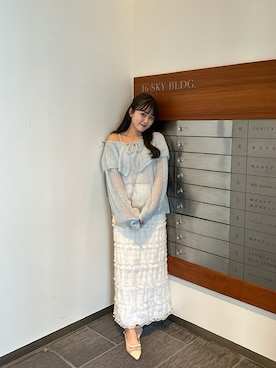 「アイテム（ショルダーバッグ、ゴールド系）」を使った、muguetさん（レディース・160cm）の秋コーディネート