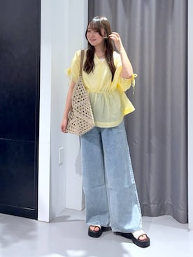 「アイテム（サンダル）」を使った、mayoさん（レディース・161cm・20代）の夏コーディネート