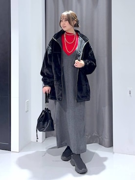 「アイテム（アクセサリー、その他）」を使った、mayoさん（レディース・161cm）の秋コーディネート