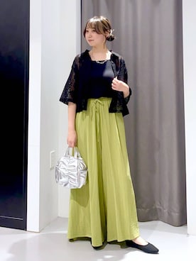 「LAKOLE（ラコレ）のアイテム」を使った、mayoさん（レディース・161cm）の春コーディネート