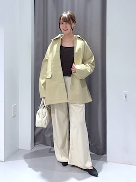 「LAKOLE（ラコレ）のアイテム」を使った、mayoさん（レディース・161cm）の秋コーディネート