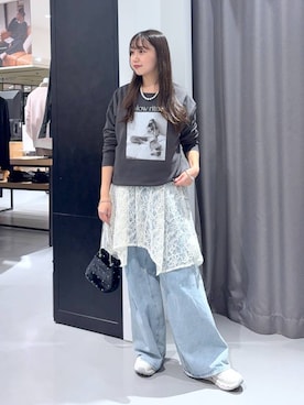 「アイテム（チュニック）」を使った、mayoさん（レディース・161cm・20代）の秋コーディネート