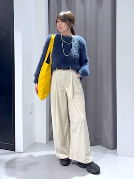 「LAKOLE（ラコレ）のアイテム」を使った、mayoさん（レディース・161cm）の秋コーディネート