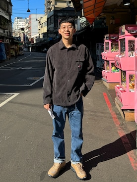 「TAIPEI」｜「アイテム（その他アウター）」を使った、dafa97さん（メンズ・174cm）の冬コーディネート