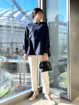 「九分丈」｜misaさん（レディース・160cm）の冬コーディネート