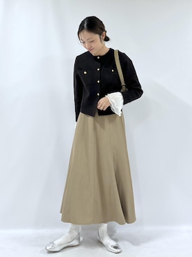 「アイテム（バレエシューズ）」を使った、misaさん（レディース・160cm・30代）の秋コーディネート