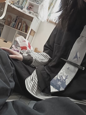「GLOSTER（グロスター）のアイテム」を使った、ﾈﾓさん（レディース・157cm）の秋コーディネート