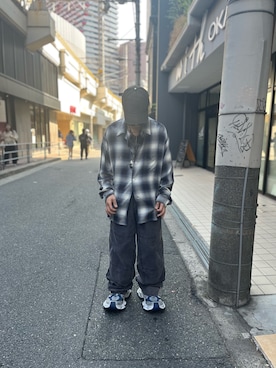 「ROYAL FLASH（ロイヤルフラッシュ）のアイテム（トップス）」を使った、lllbale13さん（メンズ・165cm）の春コーディネート