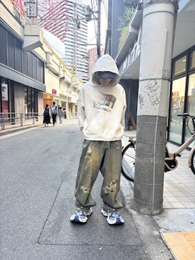 「ROYAL FLASH（ロイヤルフラッシュ）のアイテム（トップス）」を使った、lllbale13さん（メンズ・165cm）の春コーディネート