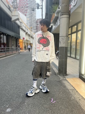 「ROYAL FLASH（ロイヤルフラッシュ）のアイテム」を使った、lllbale13さん（メンズ・165cm）の夏コーディネート