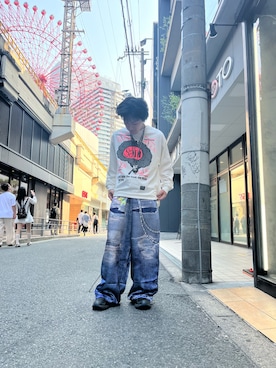 「ROYAL FLASH（ロイヤルフラッシュ）のアイテム」を使った、lllbale13さん（メンズ・165cm）の夏コーディネート