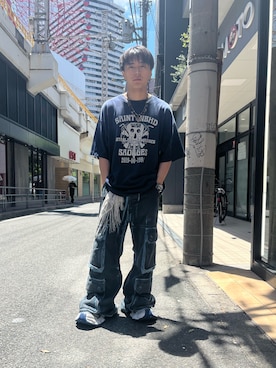 「ROYAL FLASH（ロイヤルフラッシュ）のアイテム」を使った、lllbale13さん（メンズ・165cm）の夏コーディネート