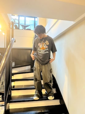 「ROYAL FLASH（ロイヤルフラッシュ）のアイテム」を使った、lllbale13さん（メンズ・165cm）の夏コーディネート