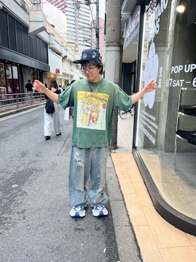 「ROYAL FLASH（ロイヤルフラッシュ）のアイテム」を使った、lllbale13さん（メンズ・165cm）の夏コーディネート