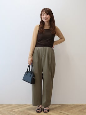 「ナイロンパンツ」｜nanaさん（レディース・161cm・20代）の夏コーディネート