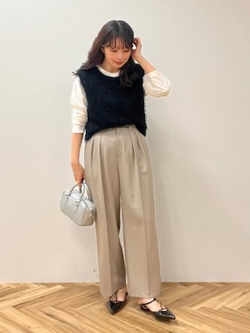 「AMERICAN HOLIC」｜nanaさん（レディース・161cm）の冬コーディネート