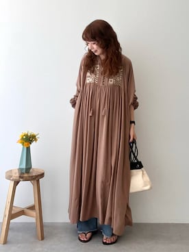 「AMERICAN HOLIC（アメリカンホリック）のアイテム」を使った、nanaさん（レディース・161cm）の夏コーディネート