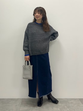 「アイテム（スカート）」を使った、nanaさん（レディース・161cm・20代）の秋コーディネート