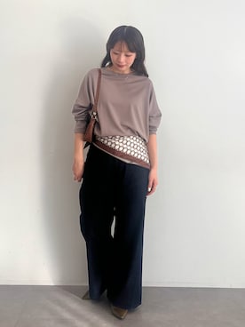 nanaさん（レディース・161cm）の冬コーディネート