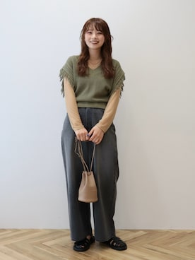 「AMERICAN HOLIC」｜nanaさん（レディース・161cm）の秋コーディネート