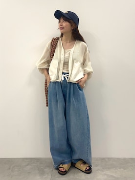 nanaさん（レディース・161cm）の春コーディネート