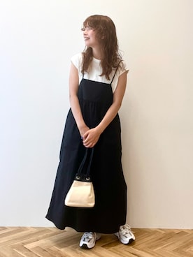 「AMERICAN HOLIC」｜「アイテム（ワンピース）」を使った、nanaさん（レディース・161cm）の夏コーディネート