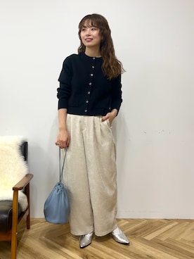 「AMERICAN HOLIC」｜「アイテム（トップス）」を使った、nanaさん（レディース・161cm）の秋コーディネート