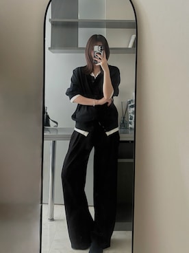 「GENERAL IDEA（ジェネラルアイデア）のアイテム」を使った、中さん（レディース・156cm）の春コーディネート