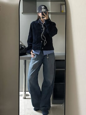 「sedacle（セダクル）のアイテム」を使った、中さん（レディース・156cm）の秋コーディネート