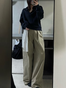 「LOSCa（ロスカ）のアイテム」を使った、中さん（レディース・156cm）の春コーディネート
