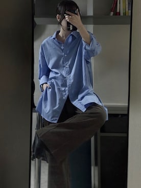 「Aunt Marie's（アントマリーズ）のアイテム」を使った、中さん（レディース・156cm）の春コーディネート