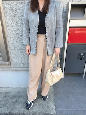 「La TOTALITE（ラトータリテ）のアイテム」を使った、Ayumi0720さん（レディース・156cm）の秋コーディネート