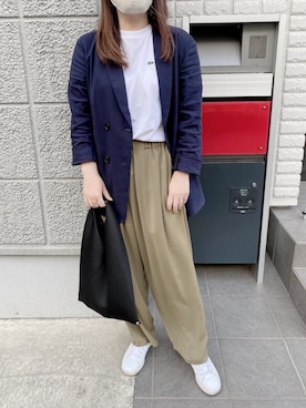 「UNTITLED（アンタイトル）のアイテム（ジャケット/アウター）」を使った、Ayumi0720さん（レディース・156cm）の春コーディネート
