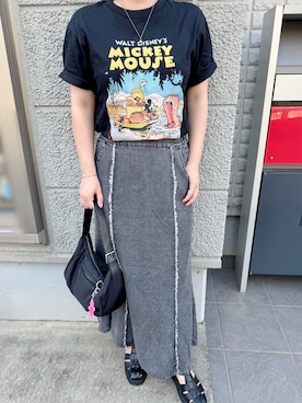 「green label relaxing（グリーンレーベルリラクシング）のアイテム」を使った、Ayumi0720さん（レディース・156cm）の夏コーディネート
