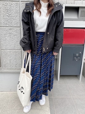 「23区（ニジュウサンク）のアイテム（ジャケット/アウター）」を使った、Ayumi0720さん（レディース・156cm）の春コーディネート