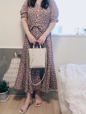 「JUSGLITTY（ジャスグリッティー）のアイテム（ワンピース/ドレス）」を使った、Ayumi0720さん（レディース・156cm）の夏コーディネート