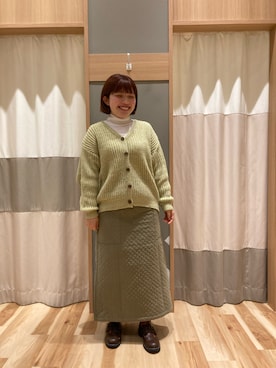 「ハイネックトップス」｜のんさん（レディース・152cm）の秋コーディネート