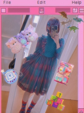 「青文字系」｜𝐊𝐀𝐎𝐑𝐈🧸さん（レディース・151cm）の秋コーディネート