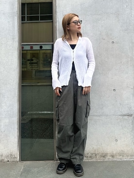 knaa　Ungrid アングリッドセットアップ　カーゴパンツ、シャツ Ungrid アングリッド カラータックワイドパンツ｜BORN FREE