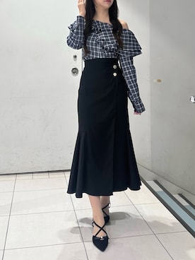 「MISCH MASCH（ミッシュマッシュ）のアイテム」を使った、名古屋パルコ店さん（レディース・166cm）の秋コーディネート