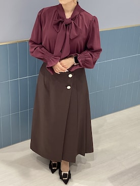 「WA ORiental TRaffic（ダブルエーオリエンタルトラフィック）のアイテム」を使った、名古屋パルコ店さん（レディース・148cm）の秋コーディネート