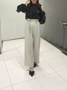 「MISCH MASCH（ミッシュマッシュ）のアイテム」を使った、名古屋パルコ店さん（レディース・162cm）の秋コーディネート